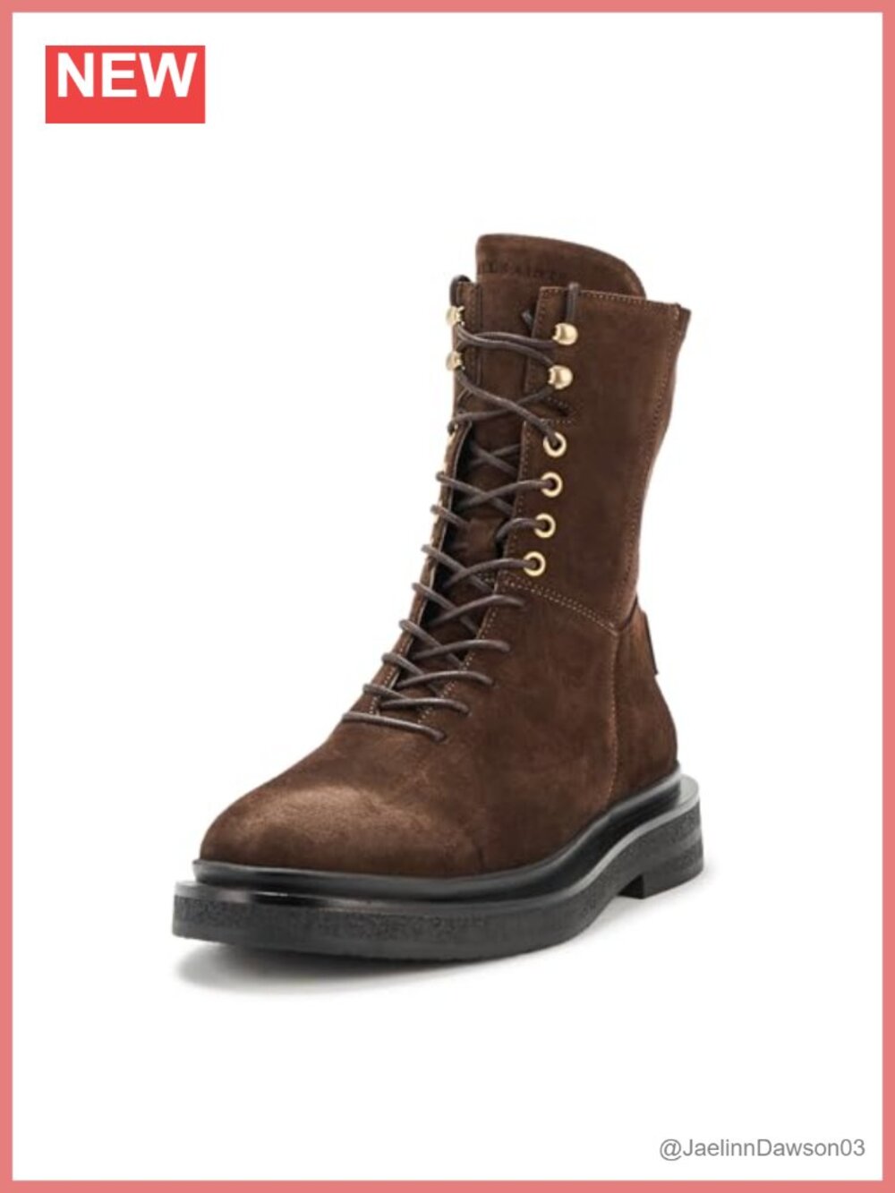 Suede Lace Up Mid-Calf Boots, Comfortable Round Toe, Winter Style